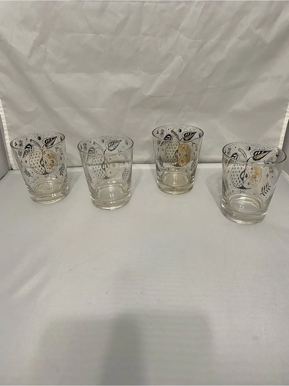 MCM Forbidden Fruit set of 4 Glasses